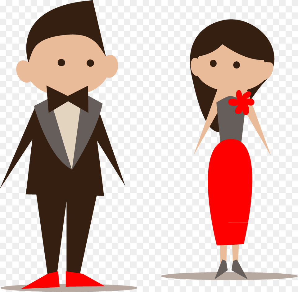 Bridesmaid Wedding Invitation Icon Cartoon Bride And Padrinho De Casamento Vetor, Formal Wear, Clothing, Suit, Person Png