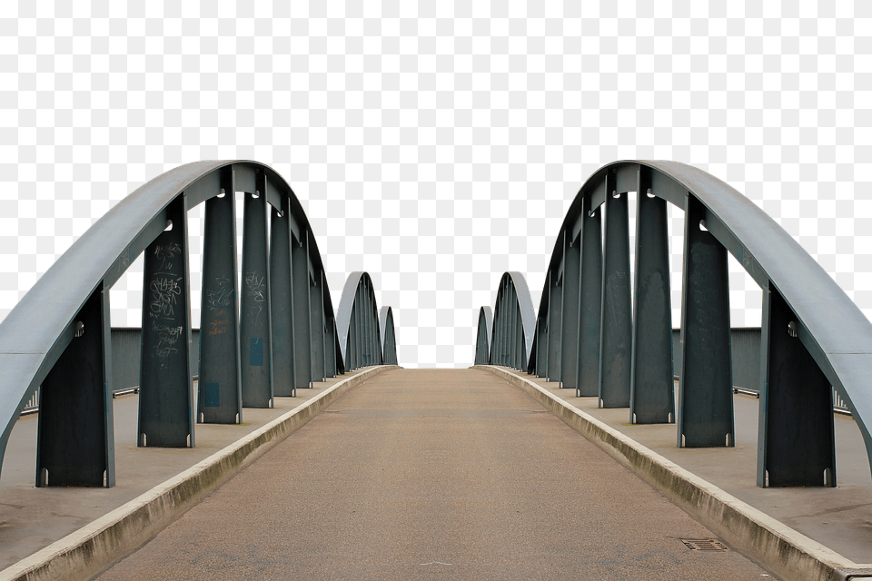 Bridge, Arch, Road, Architecture, Handrail Png