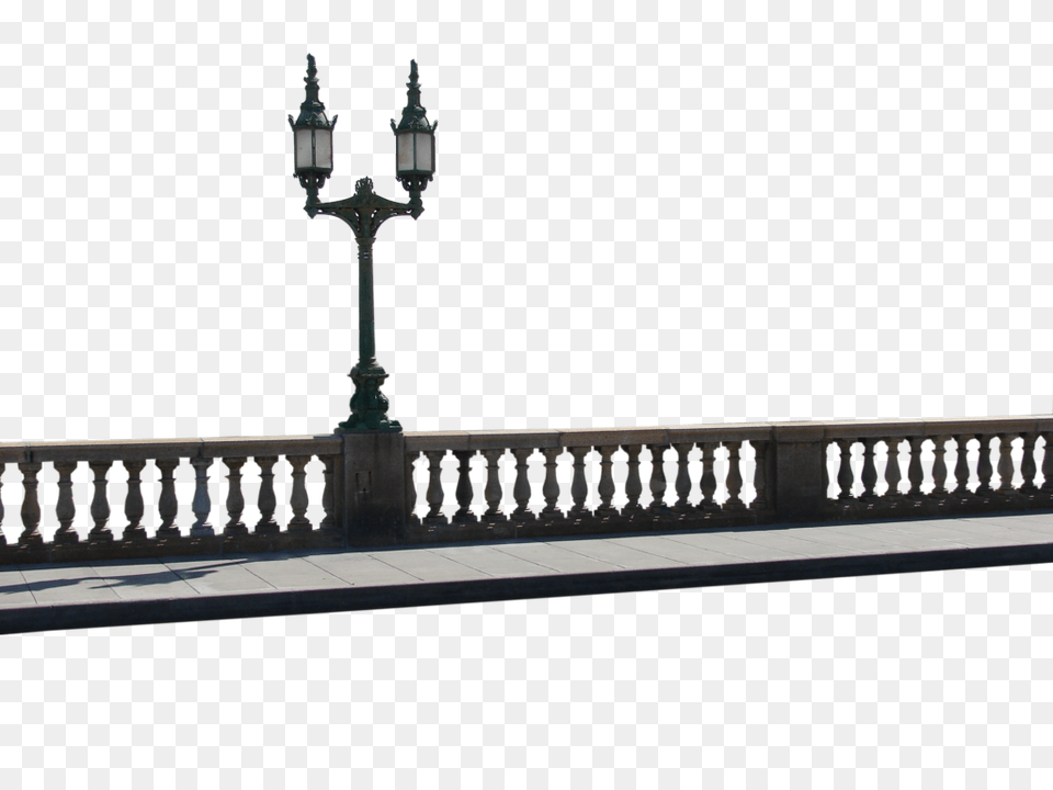 Bridge, Handrail, Railing, Lamp Png Image