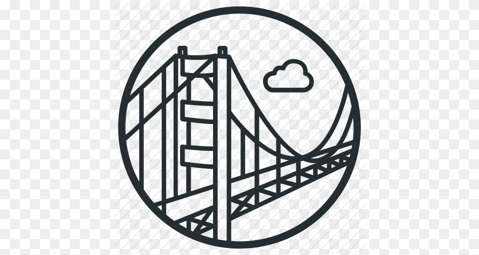 Bridge California Gate Golden Landmark San Francisco, Amusement Park, Fun, Roller Coaster Png
