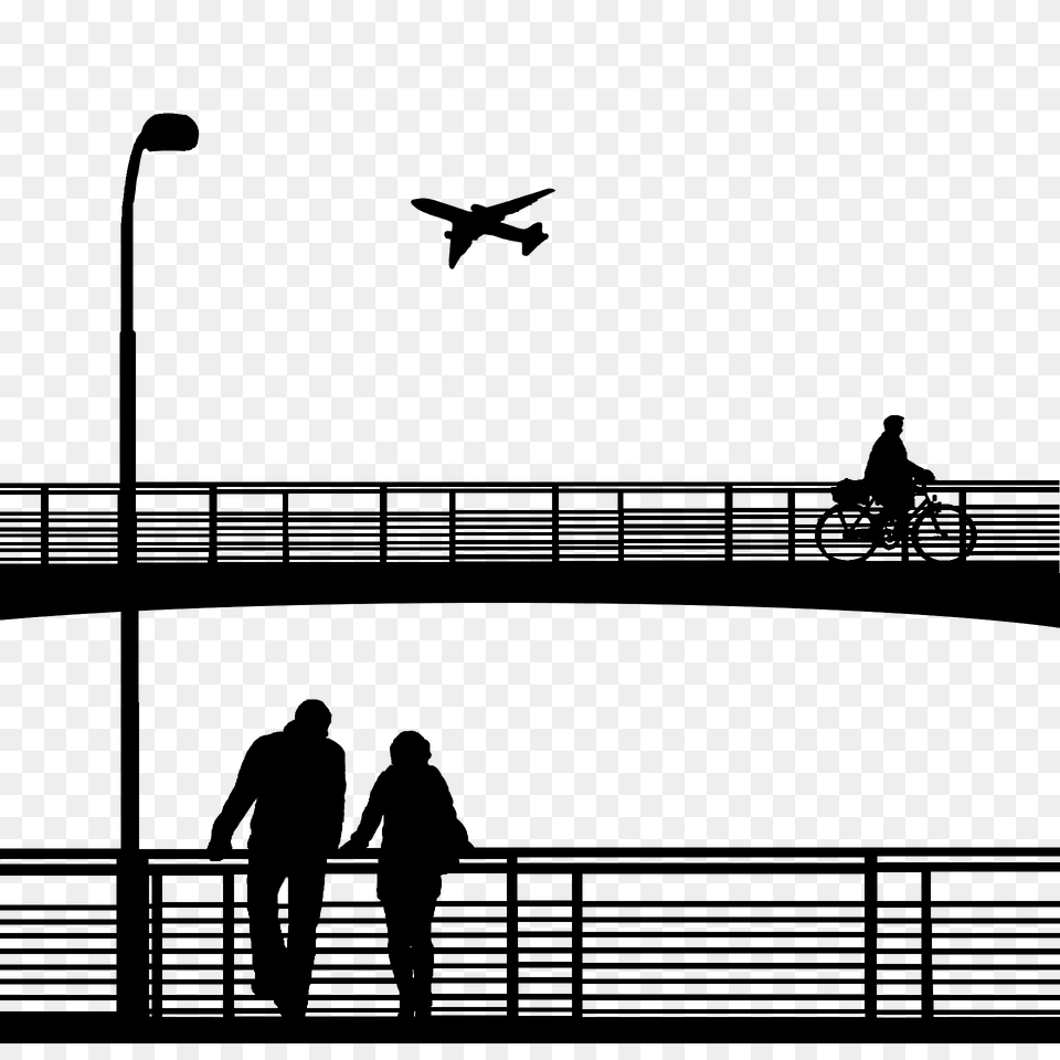 Bridge Clipart, Silhouette, Adult, Person, Man Free Transparent Png