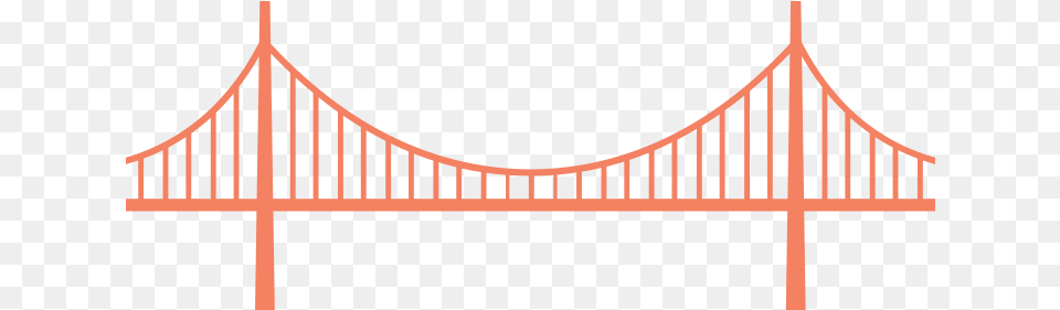 Bridge Clipart, Suspension Bridge Free Png Download