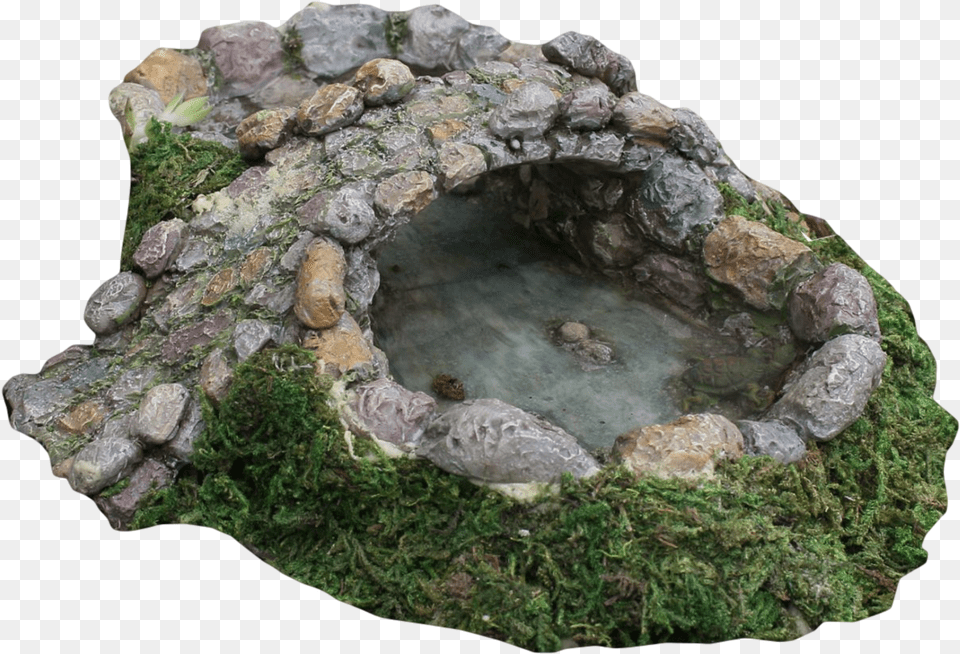 Bridge Clipart Empty Pond Miniature Fairy And Gnome Gardens, Water, Rock, Outdoors, Nature Free Png Download