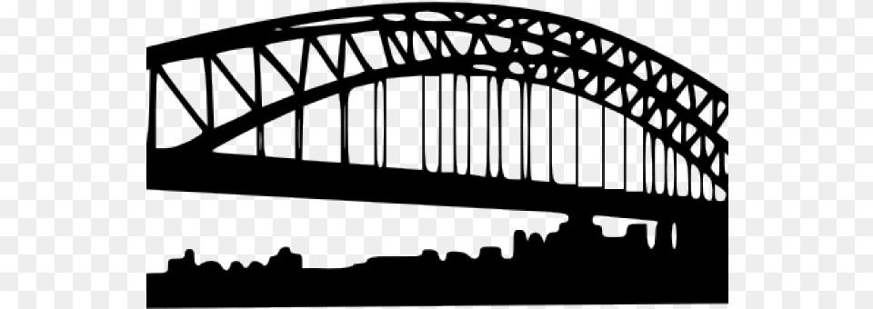 Bridge Clipart Silhouette Sydney Harbour Bridge, Arch, Arch Bridge, Architecture, Blackboard Free Png