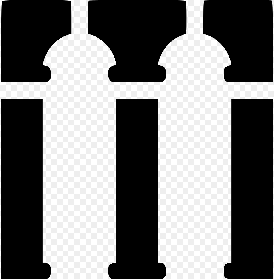 Bridge Column Icon Free Download, Architecture, Pillar, Cutlery Png Image