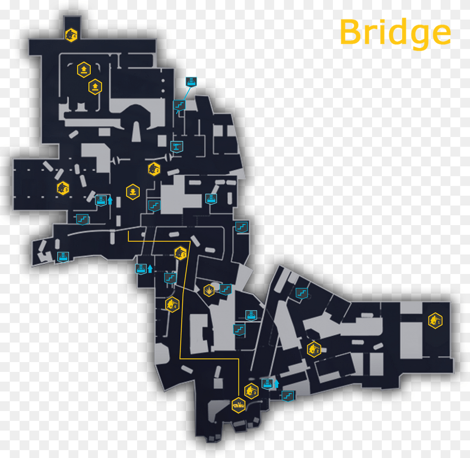 Bridge Full Dirty Bomb Bridge Map, Diagram Png Image
