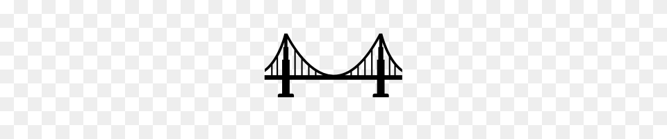 Bridge Icons Noun Project, Gray Free Transparent Png
