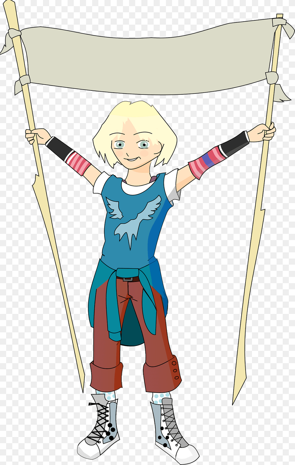 Bridge Of Terabithia Lesli Clipart, Book, Publication, Comics, Boy Png