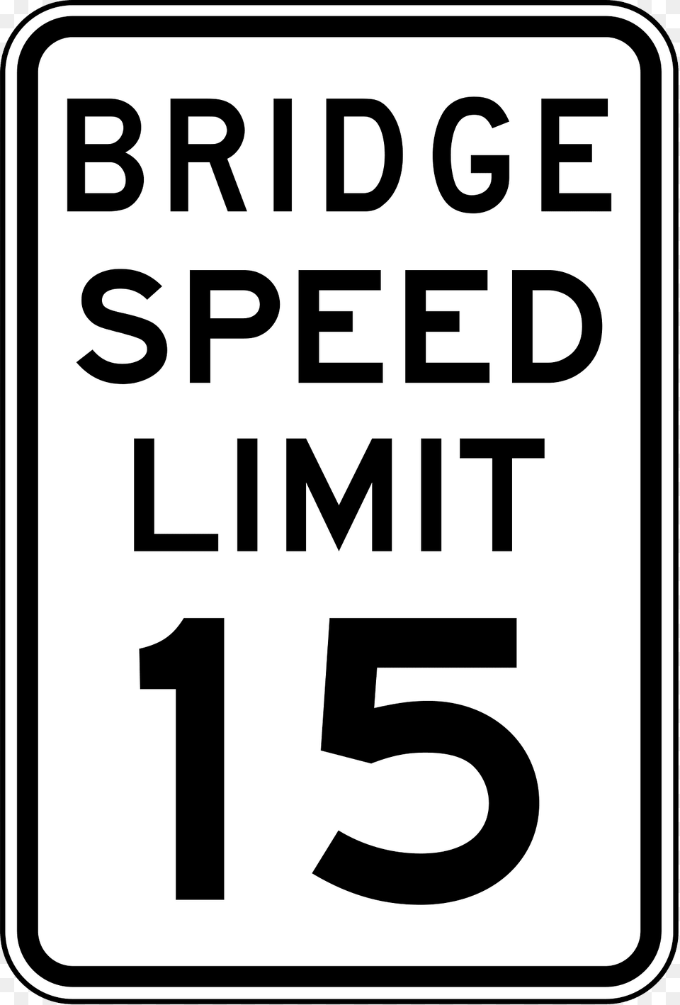 Bridge Speed Limit Minnesota Clipart, Sign, Symbol, Road Sign Png Image