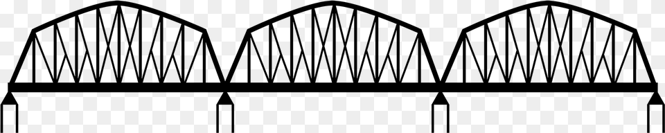Bridge Truss Bridge Clip Art, Gray Free Png Download