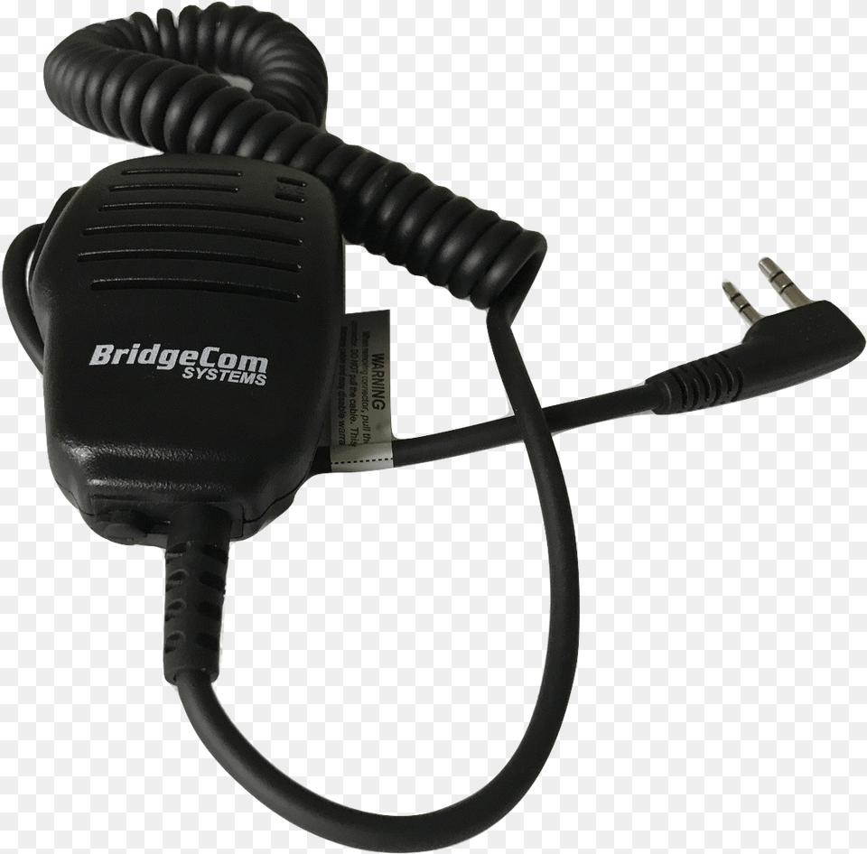 Bridgecom Systems Bridgecom Bcs 200 Water Resistant Bridgecom Systems Bridgecom Bcs 200 Speaker Mic, Adapter, Electronics, Plug, Smoke Pipe Free Png