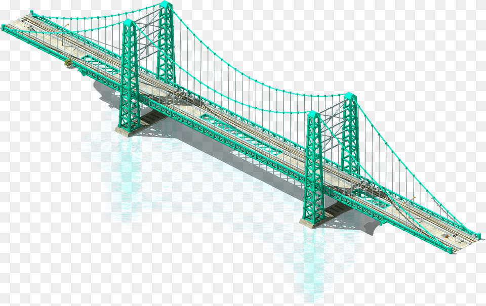 Bridgeextradosed Bridgesuspension Bridgenonbuilding Green Bridge Background, Suspension Bridge Free Transparent Png
