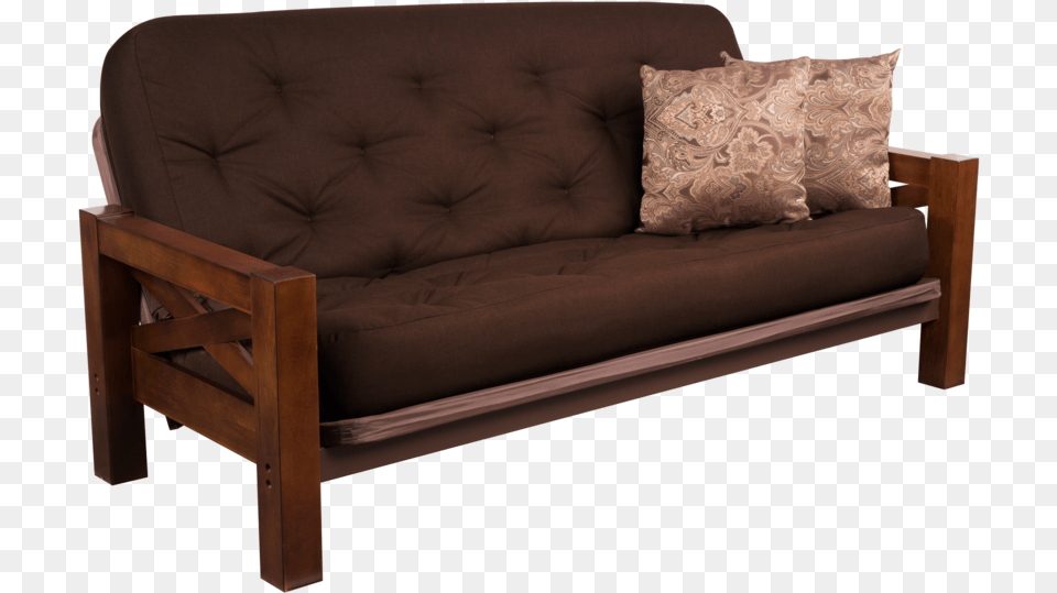 Bridgeport Futon Armless Settee Leather, Couch, Cushion, Furniture, Home Decor Png Image