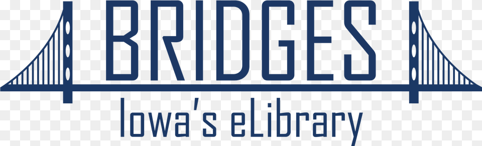 Bridges Iowa S Elibrary Logo Bridges Elibrary Icon, Bridge, Suspension Bridge, Text Png Image