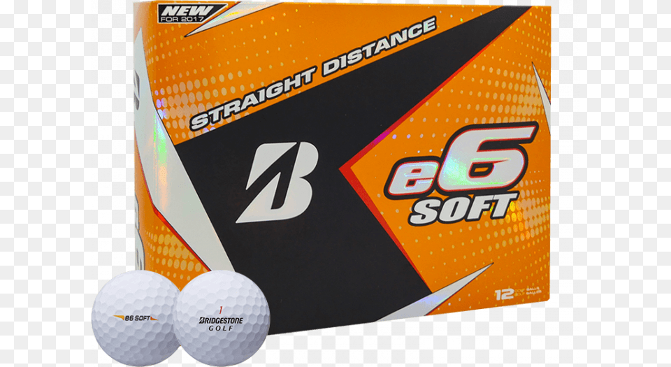 Bridgestone 2017 E6 Soft Golf Ball Bridgestone E6 Soft Golf Balls, Golf Ball, Sport Free Transparent Png