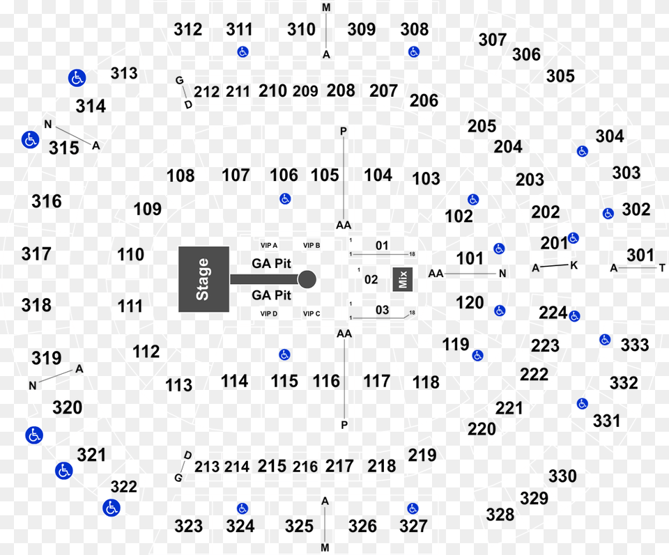 Bridgestone Arena Seating Chart 333 Row S, Cad Diagram, Diagram, Ammunition, Grenade Free Png Download