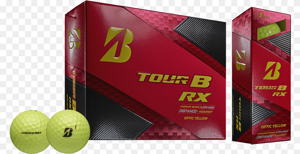 Bridgestone Tour B Rx Golf Balls, Ball, Sport, Golf Ball, Soccer Ball Free Png