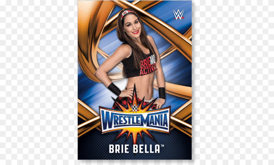 Brie Bella 2017 Wwe Road To Wrestlemania Wrestlemania Aadi Lagna Patrika, Advertisement, Poster, Adult, Female Free Png Download