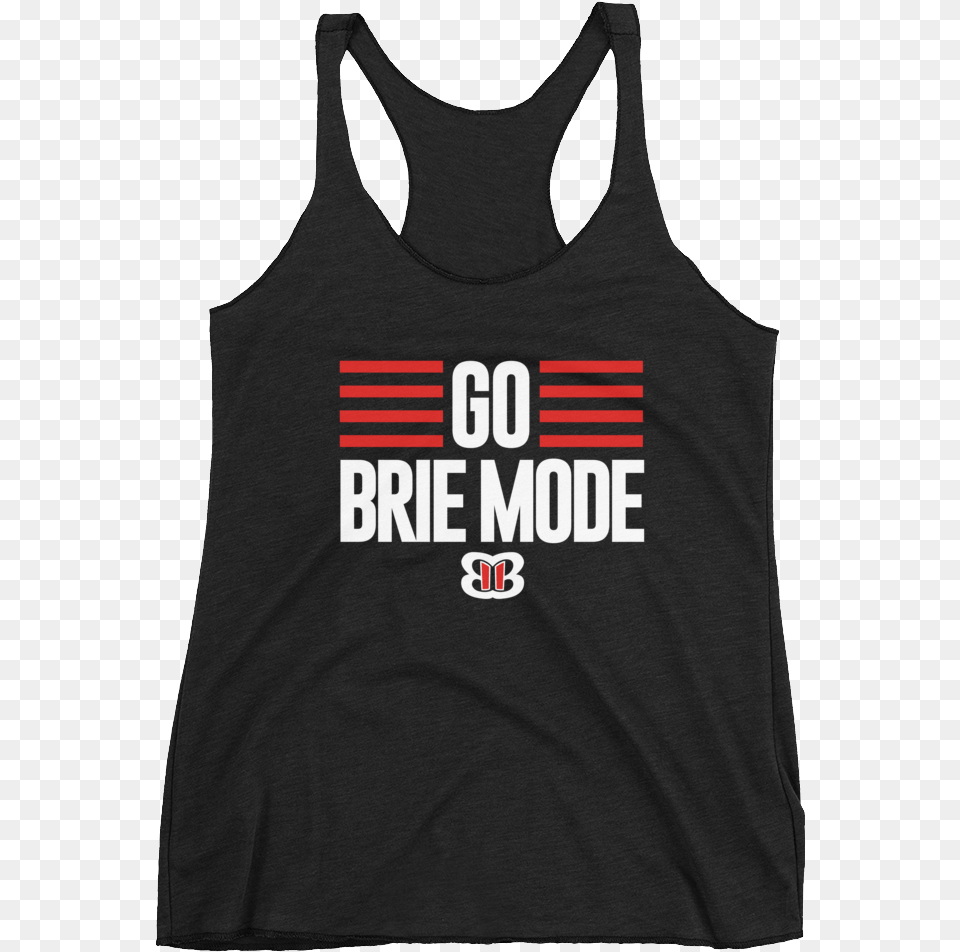 Brie Bella Quotgo Brie Modequot Women39s Racerback Tank Active Tank, Clothing, Tank Top, Person Png