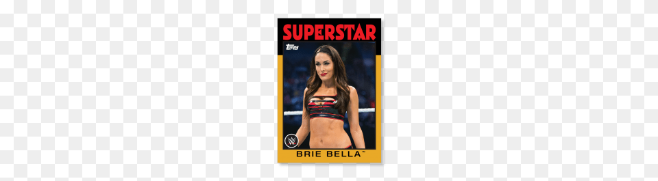 Brie Bella Wwe Heritage Base Poster Gold Ed, Clothing, Swimwear, Adult, Female Free Transparent Png