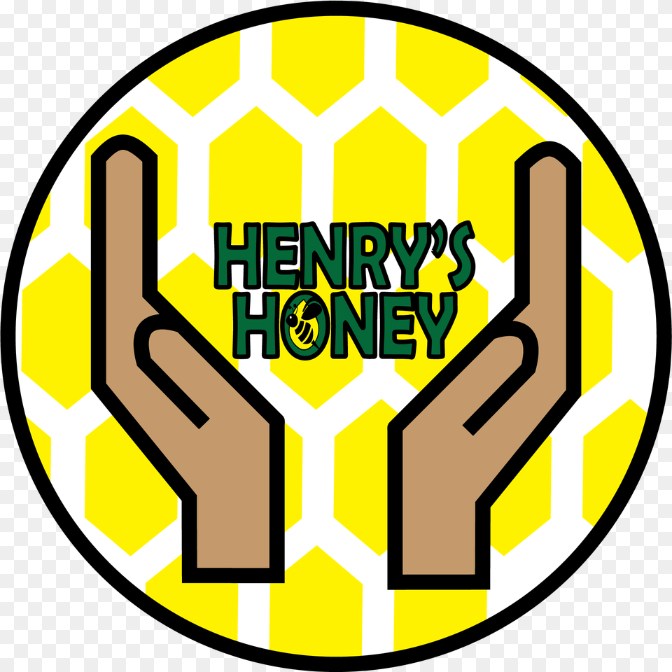 Briefbox U2014 Henreyu0027s Honey Logo Label By Naman Shinde Illustration, Body Part, Hand, Person, Disk Png