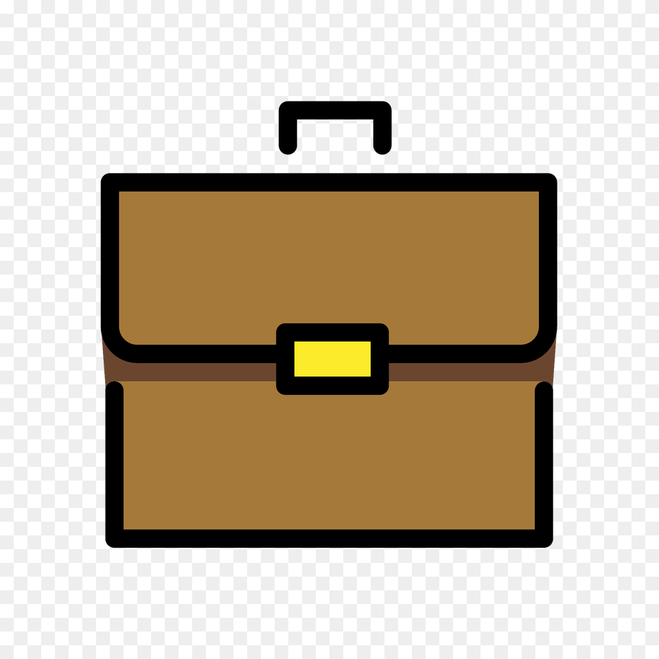 Briefcase Emoji Clipart, Bag Free Transparent Png