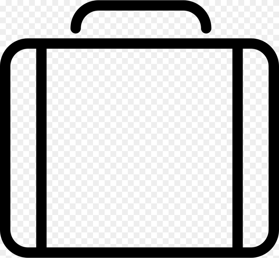 Briefcase Outline, Bag Free Png