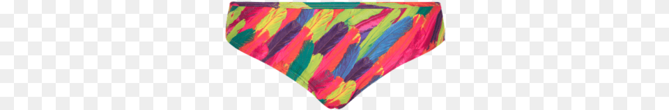 Briefs Beach Short Lingadore Pinkmulti Rainbow Feather Print Bikini Shorts, Clothing, Underwear Png Image