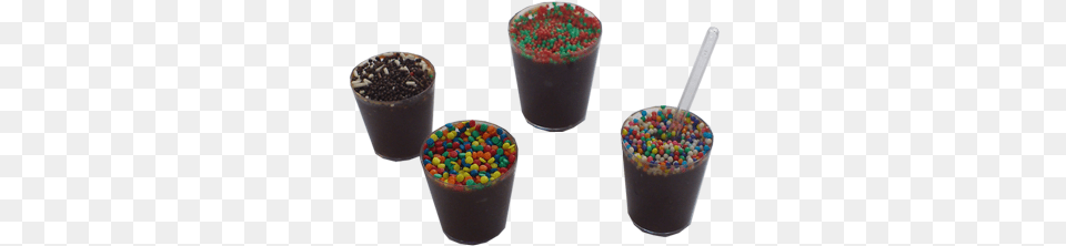 Brigadeiro De Copinho Copinhos De Chocolate, Sprinkles, Juice, Beverage, Smoothie Free Transparent Png