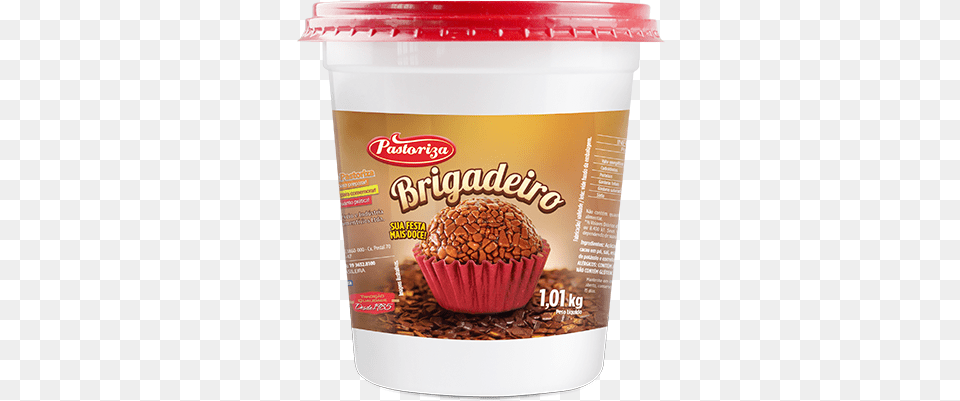 Brigadeiro Pote De Recheio De 1 Kl Pastorisa, Cup, Dessert, Food, Ketchup Free Transparent Png