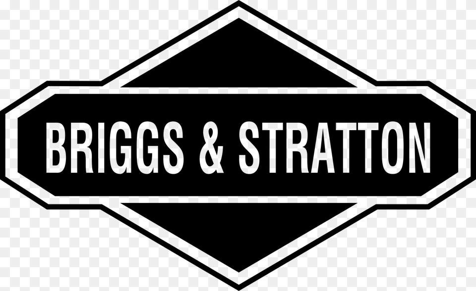 Briggs Amp Stratton Logo Transparent Briggs Amp Stratton Sticker R367 You Choose Size, Gray Free Png