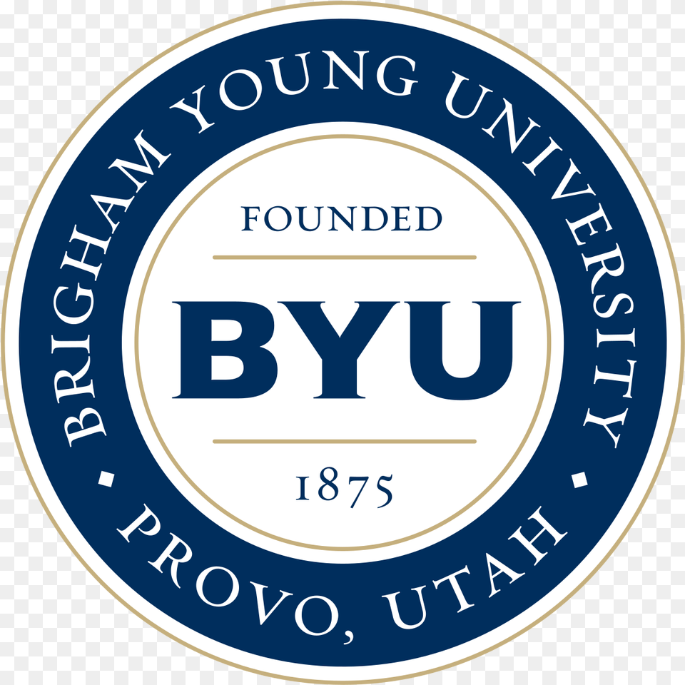 Brigham Young University West Ada School District Logo, Badge, Symbol, Disk Free Transparent Png