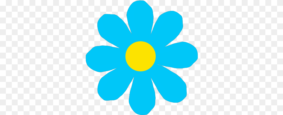 Bright Blue Flower Clip Art Vector Clip Art Flower Clip Art, Anemone, Daisy, Plant, Petal Free Png Download