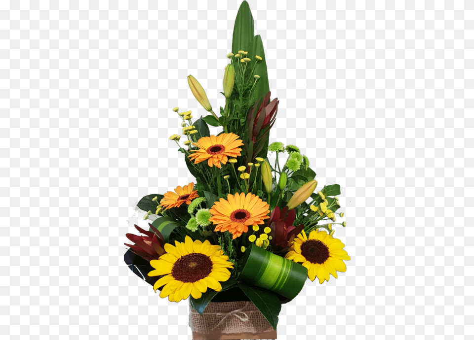 Bright Box Arrangement Bouquet, Flower, Flower Arrangement, Flower Bouquet, Plant Free Transparent Png