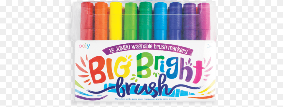 Bright Brush Markers Set Of 18srcset Cdn Ooly Big Bright Brush Markers, Marker, Dynamite, Weapon Free Png Download