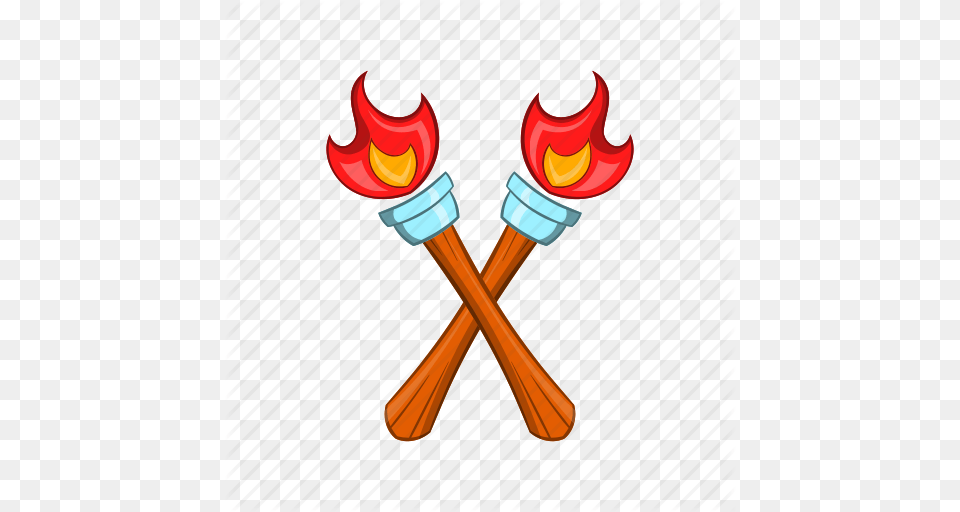 Bright Cartoon Fire Flaming Heat Sign Torch Icon, Light, Smoke Pipe Free Png