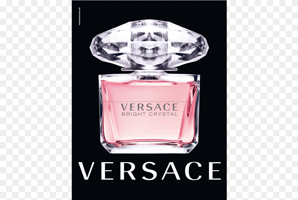Bright Crystal By Versace Mini Eau De Toilette For, Bottle, Cosmetics, Perfume Free Transparent Png