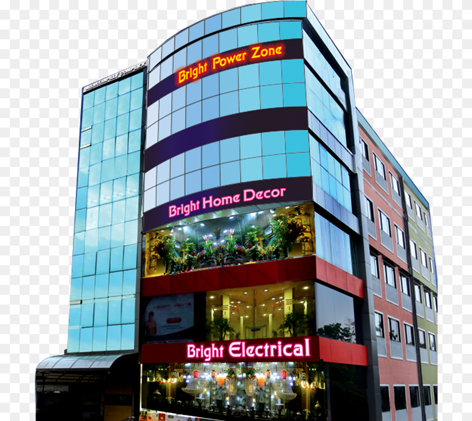 Bright Electricals Kakkanad, Architecture, Building, City, Metropolis Png Image