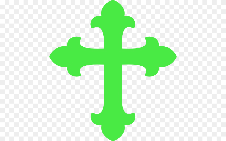 Bright Green Cross Clip Art, Symbol, Electronics, Hardware Free Png Download