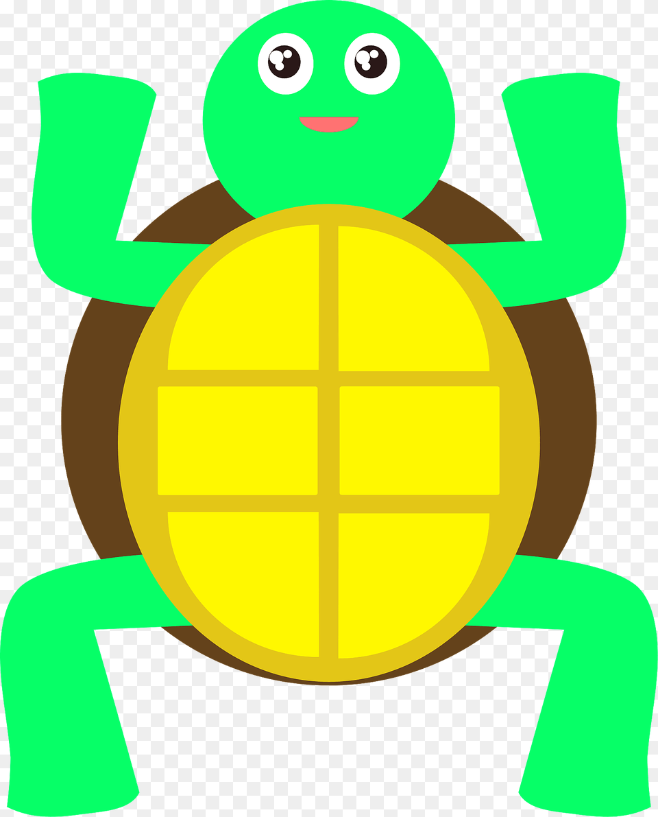 Bright Green Smiling Turtle Clipart, Food, Sweets Free Png