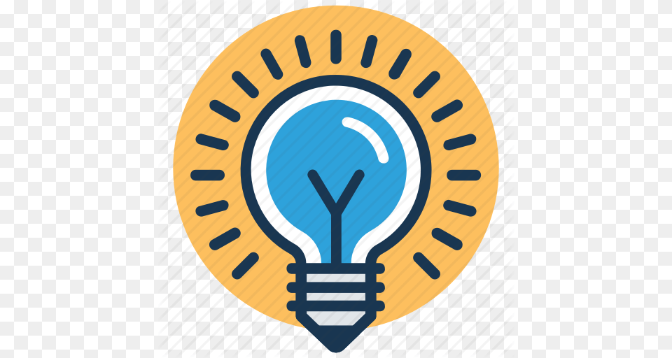 Bright Idea Creativity Inspiration Light Bulb Luminaire Icon, Lightbulb Png Image