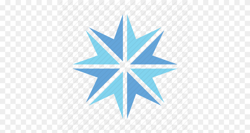 Bright New Year Northern Pole Shine Star Twinkle Icon, Star Symbol, Symbol Png Image