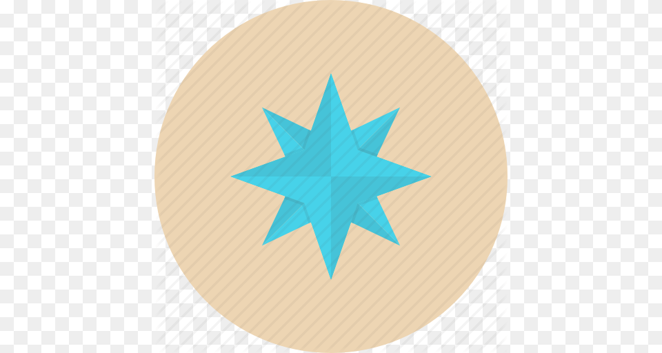 Bright New Year Northern Pole Shine Star Twinkle Icon, Star Symbol, Symbol Free Transparent Png