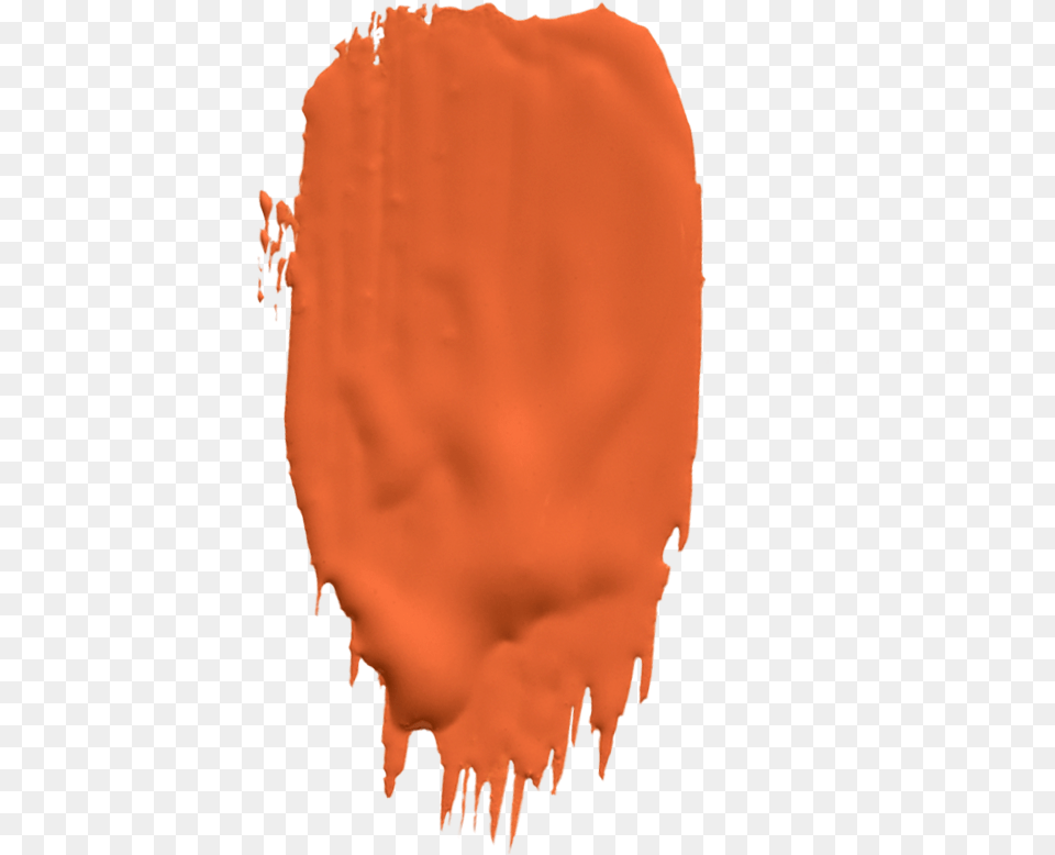 Bright Orange Thin Paste Paint Texture, Person, Face, Head Free Png Download