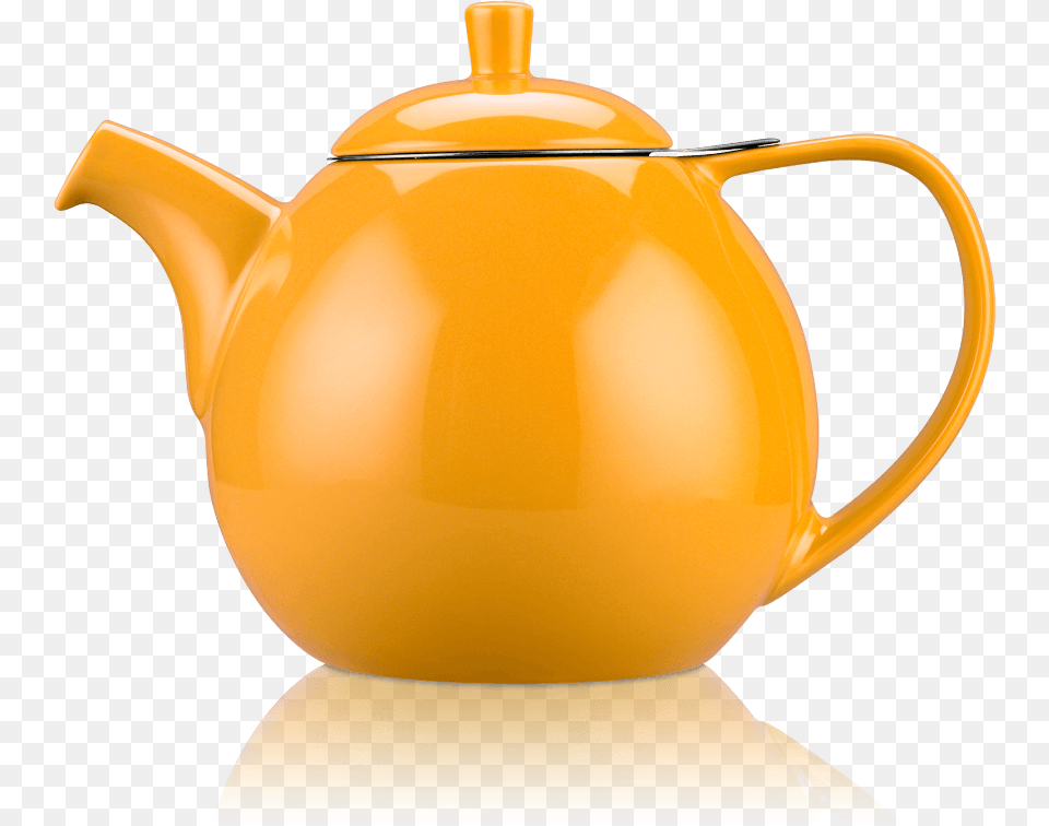 Bright Orange Thire Kusmi, Cookware, Pot, Pottery, Teapot Free Transparent Png