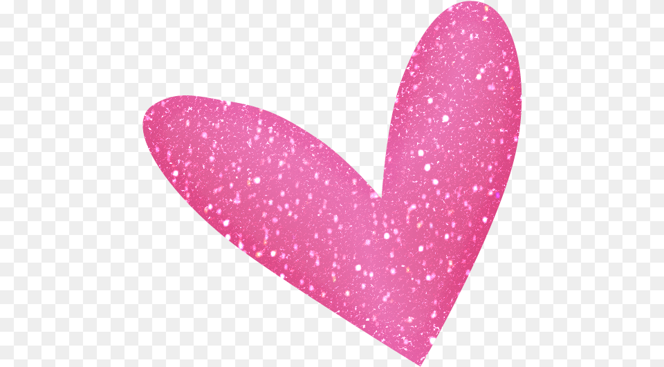 Bright Pink Glitter Heart Clipart Png Image