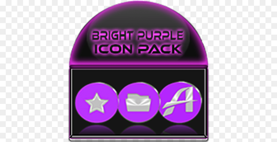 Bright Purple Icon Pack Language, Disk Png Image