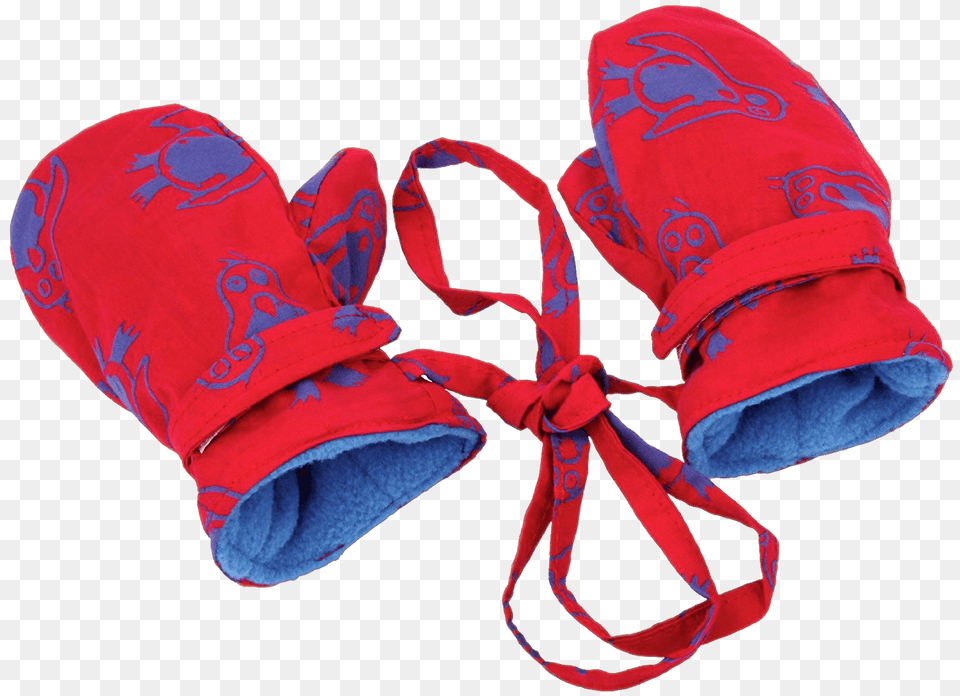 Bright Red Mittens On String For Toddler, Bonnet, Clothing, Hat, Baby Free Png