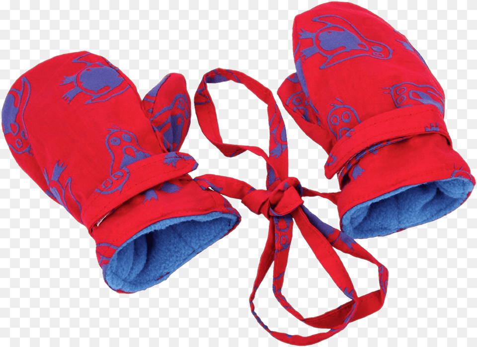 Bright Red Mittens On String For Toddler Collar, Bonnet, Clothing, Hat, Baby Png Image