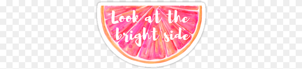 Bright Side Grapefruit By Alex Jones Sticker, Citrus Fruit, Food, Fruit, Plant Free Transparent Png